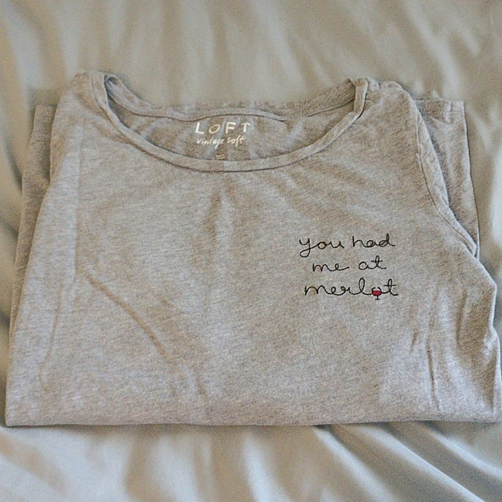 🔥Loft long sleeve top 🍷